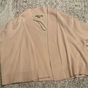 Calvin Klein Blush Open-Front Cardigan /Shrug